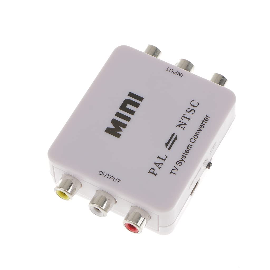 VMS INDIA PAL/NTSC/SECAM to PAL/NTSC Mini Bi-Directional TV System Switcher Converter