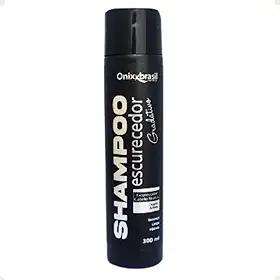 Shampoo Escurecedor de Cabelo Branco Grisalho Tonalizante Preto Sem Aparencia de Tintura Gradual Onixxbrasil