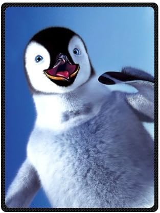 58" x 80" (Large) christmas penguins Bed Blankets/Bedspread/Plush Cotton Throw/Cozy Blanket/Fleece Blanket