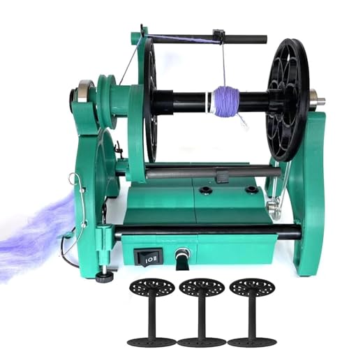 Electric Yarn Spinner Kit with Bobbins and Speed Control