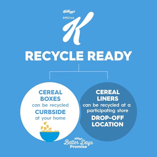 Kellogg's Special K Protein Breakfast Cereal, Protein Cereal, Family Breakfast, Original Multi-Grain Touch of Cinnamon, 12.9oz Box (1 Box)