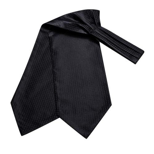 Image of Dubulle Paisley Floral Ascot for Men Self Tie Mens Cravat and Pocket Square Cufflinks Wedding