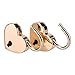 2 Set Heart Shape Padlock, Rose Gold Heart Love Padlocks with Key for Luggage Handbag Diary