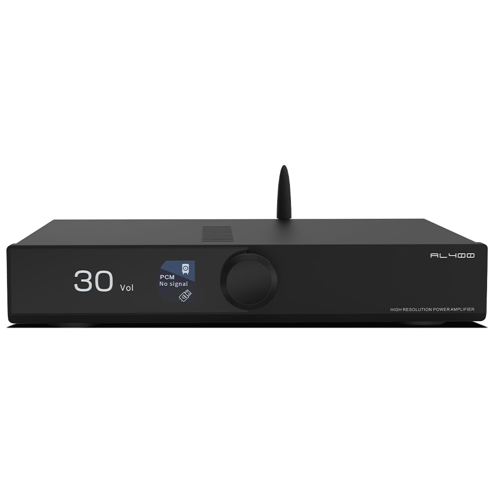 Photo 1 of SMSL AL400 DAC,Power Amplifier,Phono Power Amp,TPA3255 Amp CS43131 Chip,4-Stage Low-Pass/5 Filter Modes Compatible with MM/MC Phono Cartridges Full MQA DAC Support DSD Professional EQ/eARC(Black)