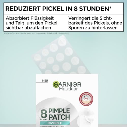 Garnier Hautklar Pimple Patch Invisible gegen Pickel in 8H, 44 Stück – Ansicht 2
