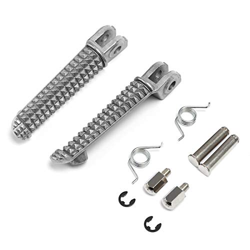 XFMT Aluminum Front Foot Pegs Rest For YZF R1 1998-2023 R1S R1M 2015-2023 YZF R6 2003-2020 YZF R6S 2003-2009