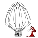 Accesorio para Kitchen-Aid, batidor profesional, batidor de espuma para Kitchen-Aid Serie Artisan 4,5-5 Quart, batidor de acero inoxidable, accesorio para hornear