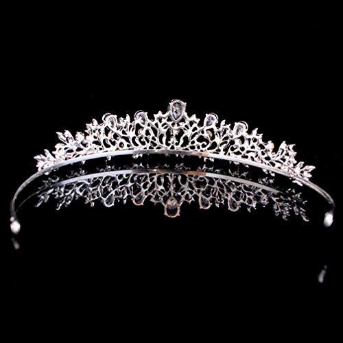Coroa brilhante requintada tiara de atraente acessórios de cabelo noiva zircão coroa strass coroa pr