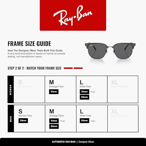 Image of Ray-Ban RB4416 New Clubmaster Square Sunglasses for Men for Women