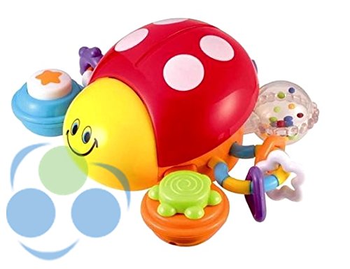 Coccinelle fugitive jouet bébé interactif capteur obstacle mouvement autonome éveil motricité