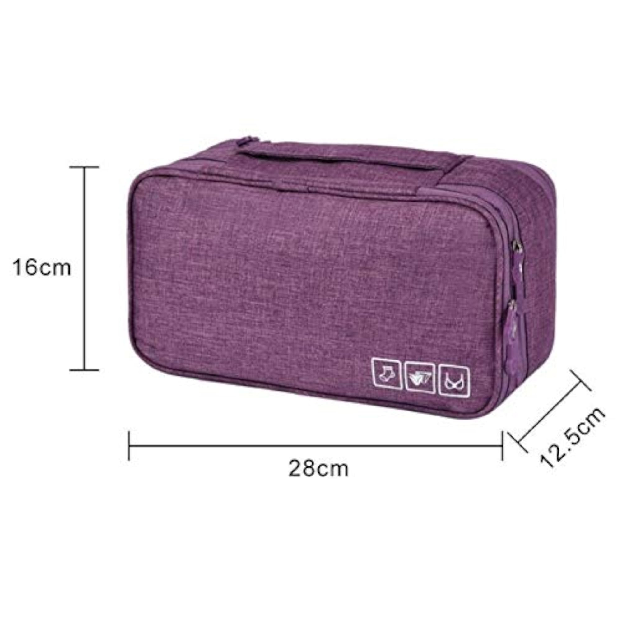 Double Layer Multi-Functional Travel Organizer Bag for Underwear & Cosmetics