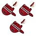 FRCOLOR 3pcs Reflective Dog Coat for Medium to Large Dogs Warm Jacket Reflective Tapes Comfortable Material Pocket for Essentials for Cold Weather Walks Wine Red