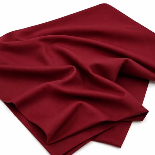 Image of M Fabrics Cotton Plain Solid Lining 2by1 Soft 36 Inch Width for Craft Material Blouse, Petticoat, Kurtis, Tailoring & Boutique Purpose (2by1 Pack of 2 Meters) - Brick Red /Maroon