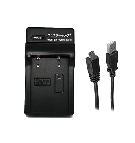 �o�b�e���[�L���O EN-EL5 Coolpix�Ή� P530�Ή� P520�Ή� P510�Ή� �}���[�d�� USB�P�[�u���t�� ENEL5 �݊��i