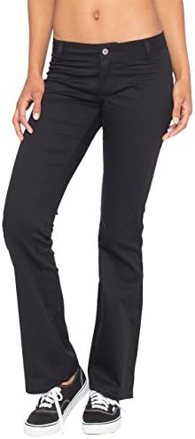 Dickies Girl Junior's Worker Boot Cut Pant, Black, 9