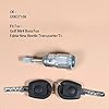 LoreenCar 1U0837168 Front Right Driver Side Door Lock Barrel with 2 Keys Fit for Golf Mk4 Bora Fox Fabia New Beetle Transporter T5 #1