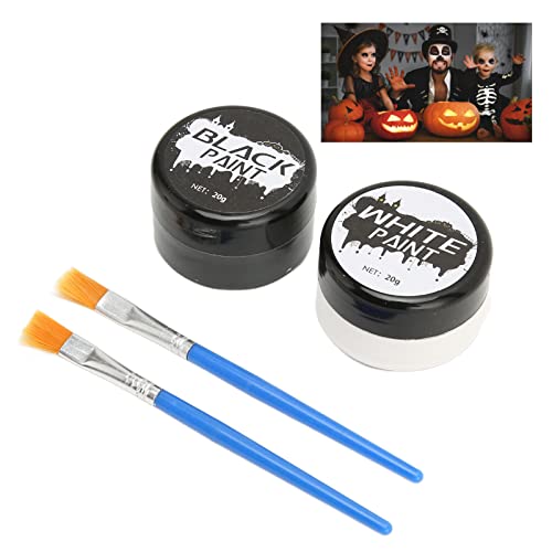 Pintura Facial, Kit de Pintura Facial de Caveira Profissional para o Halloween