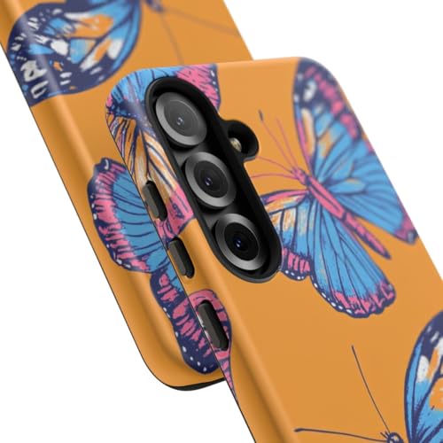 Coque mate Samsung Galaxy S25 Plus de haute qualité - Protection durable design papillons - 2