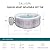 Bestway SaluSpa Cancun AirJet 2 to 4 Person Inflatable Hot Tub, 71 x 26 Inch Round Portable Outdoor Spa with 120 Soothing Jets and Cover, Gray