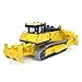 wheelfun Metal 1/12 RC Hydraulic Bulldozer D155AX RTR Heavy Dozer Model 7 Way Valve 1.0L Oil Pump 5 Plows Radio Master TX15 Radio Battery Hobby Grade Model for Adult