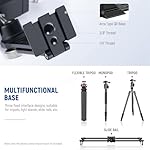 NEEWER Smartphone Tripod Mount Aluminum Alloy, 360° Rotatable Phone Stand Holder Clamp with Cold Shoe and Arca Base Compatible with iPhone 15 Pro Max Galaxy S24 Ultra Pixel & 2.6"-4" Wide Smartphones - Image 4