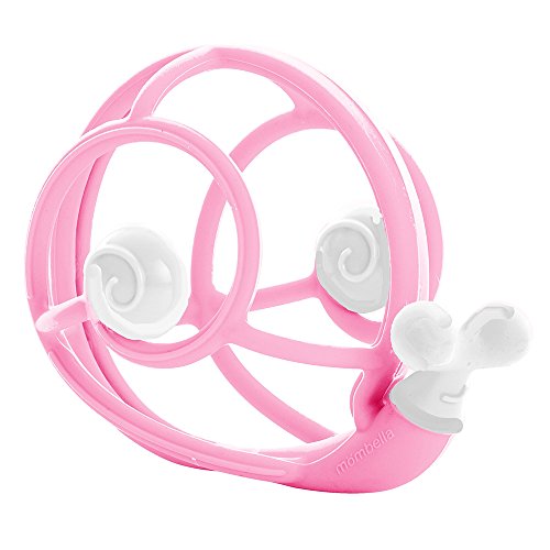 BabyToLove Teething Toy Snail (Rose)