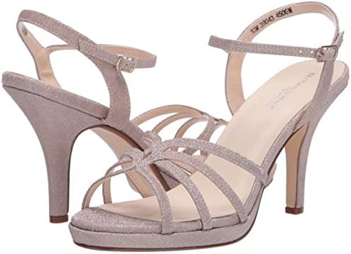 Touch Ups Women's Mae Heeled Sandal, Champagne, 8.5 Wide | Image 6