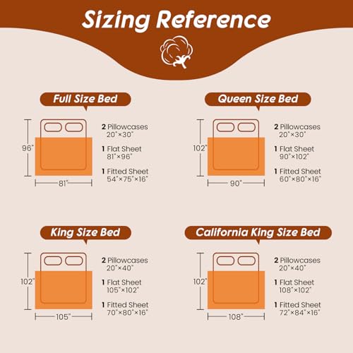 Image of 100% Egyptian Cotton Sheet Set 4 Pcs , 1200 TC, 16 inch Deep Pocket Sheet King | Long Staple Cotton Sheet, Soft and Breathable, 1 Fitted Sheet, 1 Flat Sheet, 2 Pillowcase Cozy for All Season, White