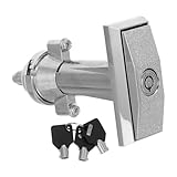 Cabilock Automatenschloss: Sicherheitsschloss mit T-Griff aus Zinklegierung und Schlüssel für gewerbliche Snack- oder Süßwarenautomaten – Ersatz für Wasserautomaten