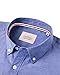 Alimens & Gentle Mens Solid Oxford Shirt Long Sleeve Dress Shirt Work Casual Button Down Shirts with Pocket,Aroyal Blue,Large Tall