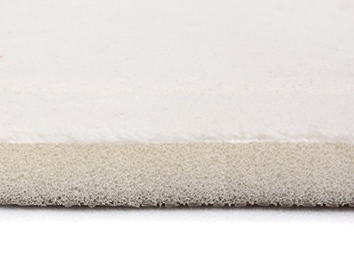 Fabbrica Home Ultra-Soft Extra-Thick Memory Foam Long Bath Runner Mat (2 Ft X 5 Ft, Ivory) #TOP5