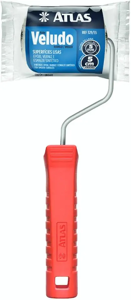 Atlas - Rolo de Veludo 100% Lã Natural de Carneiro de 5cm e Manta com 5mm de Altura