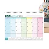 Format familial : les champs de date spacieux et la grande disposition quadrillée du calendrier 2026-2027 créent un format familial qui améliore la visibilité et la facilité d'utilisation pour un système de rappel. Cela permet de coordonner efficacement une liste de tâches familiales commune dans chaque maison et favorise la communication et la planification de tous les membres.