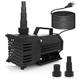 BARST 5500GPH Submersible Water Pump UL Certified Pond Pump with 25FT Cord, 460W High Flow Water Fountain Pump Waterfall Pump For Outdoor Ponds,Fountain, Waterfall, Koi Pond