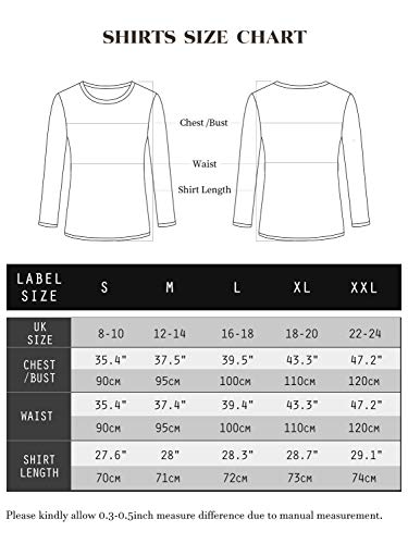 BeLuring-Women-Casual-V-Neck-Pleated-Tunic-Tops-Shirts-Blouse