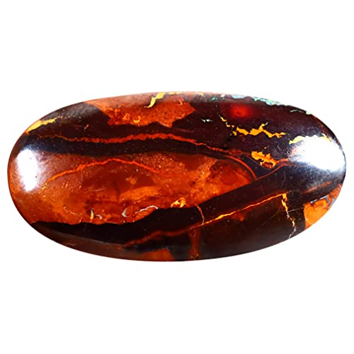 Opale rocheuse Koroit multicolore de 11.23 ct, gemme naturelle aux reflets de forme libre