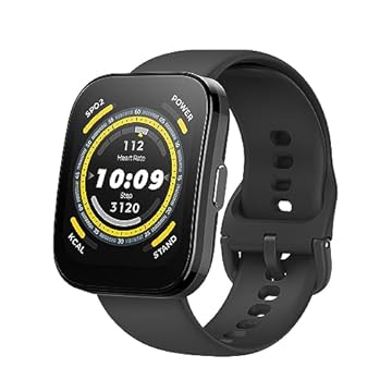 Amazfit Bip 5 A2215 46mm Smart Watch with Ultra Large Screen, Bluetooth Calling, Alexa, GPS, 10-Day Long Battery Life (preto)