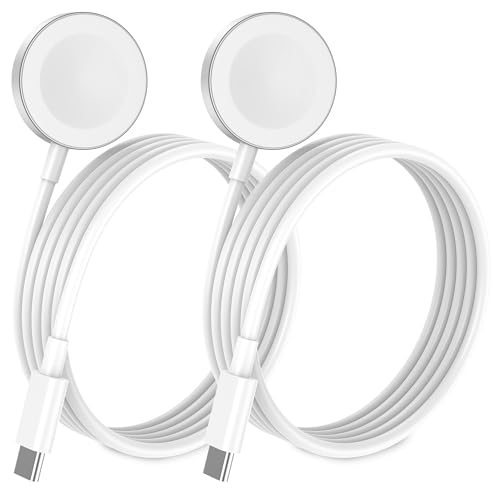 2Pack for Apple Watch Charger USB C Fast Portable Wireless 1M for Magnetic Charging Cable Compatible with iWatch Ultra/Series 11/10/9/8/7/6/5/4/3/2/1/SE/SE2/SE3