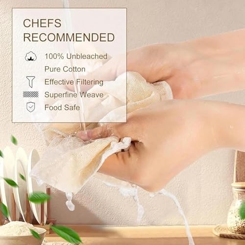 Image of 100% Muslin Cloth for Kitchen | Unbleached Cotton for Straining | Food Grade BPA Free | Chapati Roti Wrapping Fabric | Momos Idli Steaming -1x3 Meters, (100x300 Centimeters,White) (3.0 Meter)