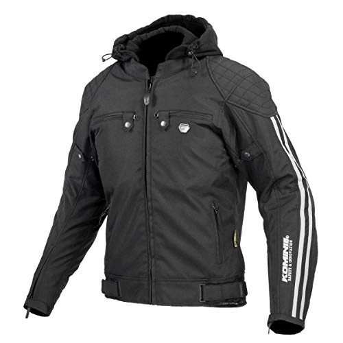 コミネ(KOMINE) バイク プロテクトウインターパーカ L Black 07-614 JK-614