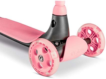 Yvolution Y Glider Kiwi Scooter for Kids Ages 3-8, 3 Wheel Scooter with LED Wheels
