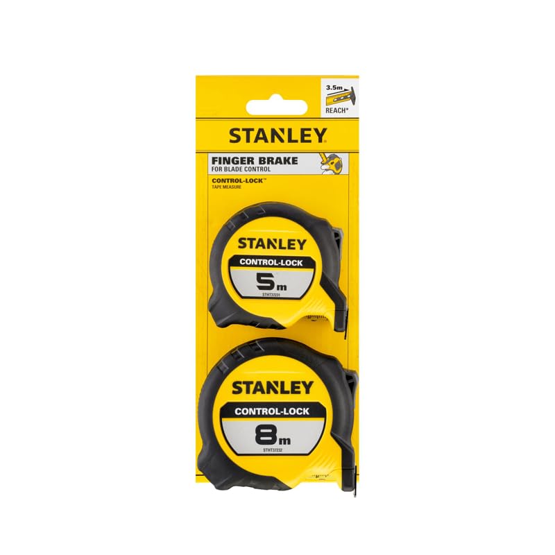 Flexómetro STANLEY Control-Lock 5m idóneo para reformas del hogar y proyectos de carpintería