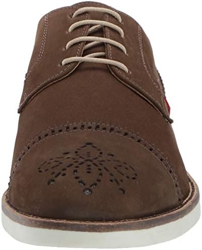 Marc Joseph New York Men's Leather Fulton Street Oxford, Olive Nubuck, 11 D(M) US | Image 1