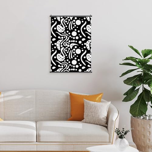 Poster sur toile suspendre salon chic déco murale BWQMNT imperméable