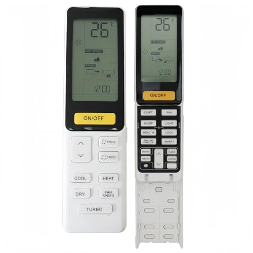 Télécommande climatiseur Haier York GE Fujitsu 0010402886D 0010402886R Celsius
