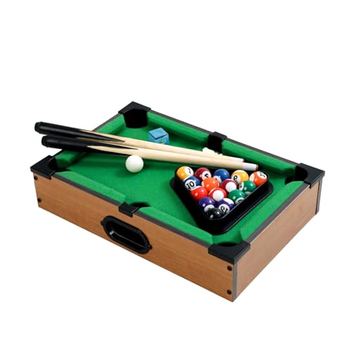 Kinaxixi Mini Wooden Pool Table Game for Family & Cat Lovers