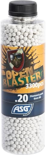 Evike Airsoft - ASG Open Blaster 6mm Outdoor Safe PLA Airsoft BBS (Weight: 0.20g / 3300 Rounds)