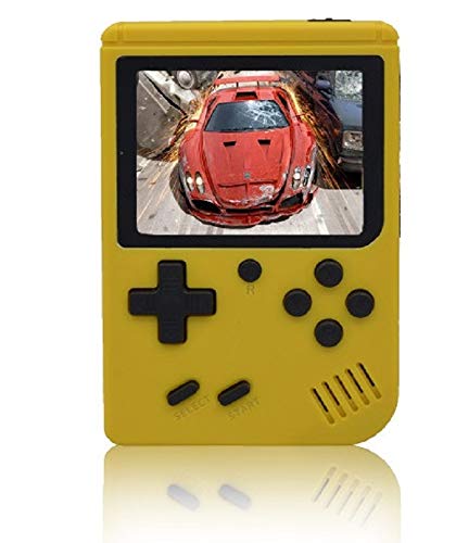 Anbernic Consolas de Juegos Portátil , Consolas de Juegos de Mano Retro FC Handheld Game Console 3 Pulgadas 168 Classic Game Console - Amarillo