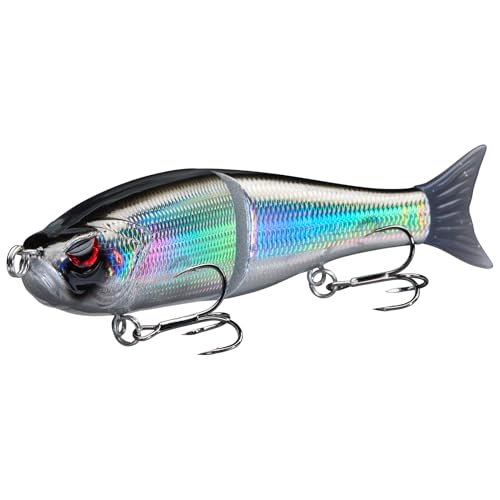 Bassdash SwimShad Glide Baits Jointed Swimbait Bass Pike Salmon Trout Muskie Fishing Lure
