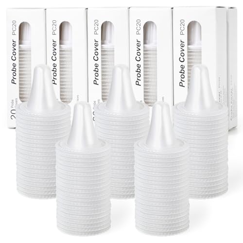 400 Stück Braun Fieberthermometer Schutzkappen, Fieberthermometer Ohr, Ohrthermometer Ersatzschutzkappen für alle Braun Modelle Ohrthermometer und andere Arten von digitalen Thermometern